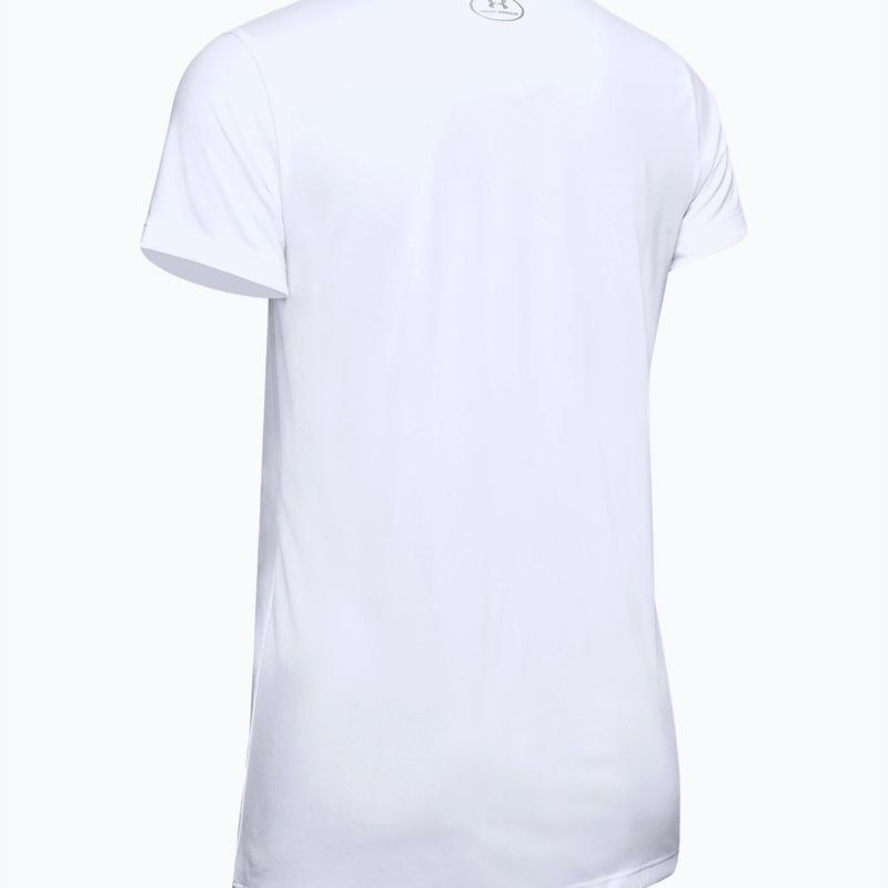 Trainingsshirt Damen Under Armour Tech SSV - Solid weiß-silber 1255839 5