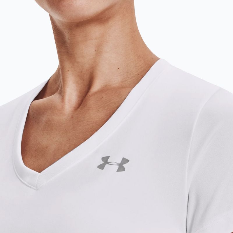 Trainingsshirt Damen Under Armour Tech SSV - Solid weiß-silber 1255839 3