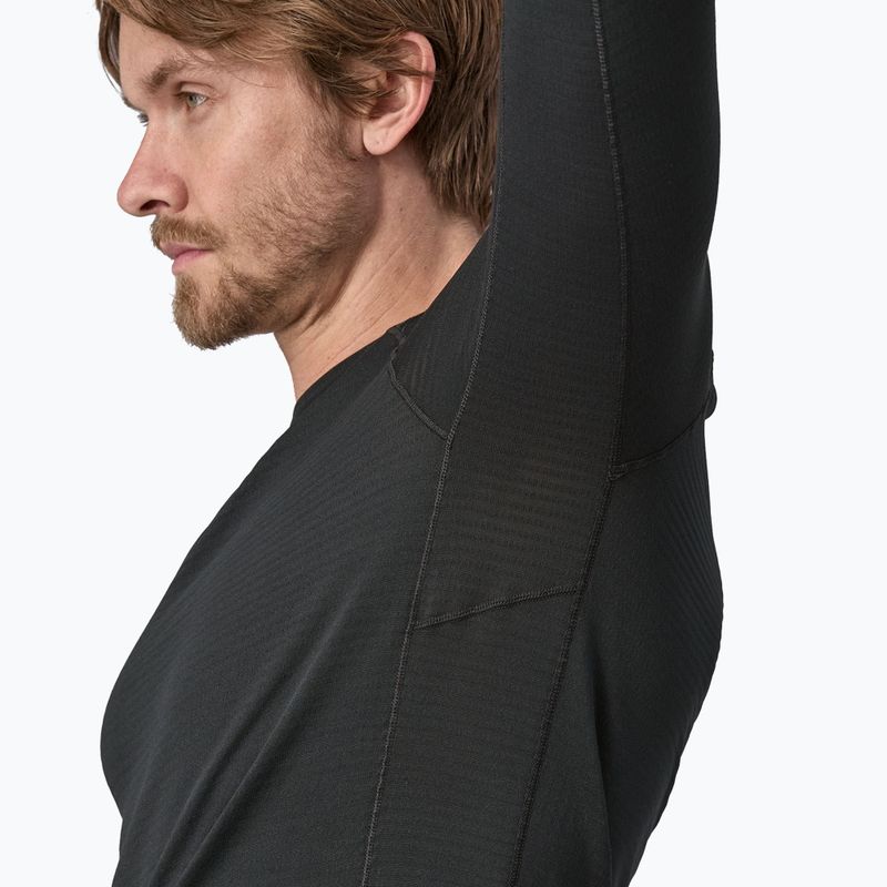 Herren Patagonia Cap Thermal Weight Crew Langarmshirt schwarz 3