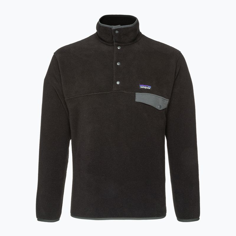 Patagonia Herren Fleece-Sweatshirt Synch Snap-T P/O schwarz m/forge grau 3