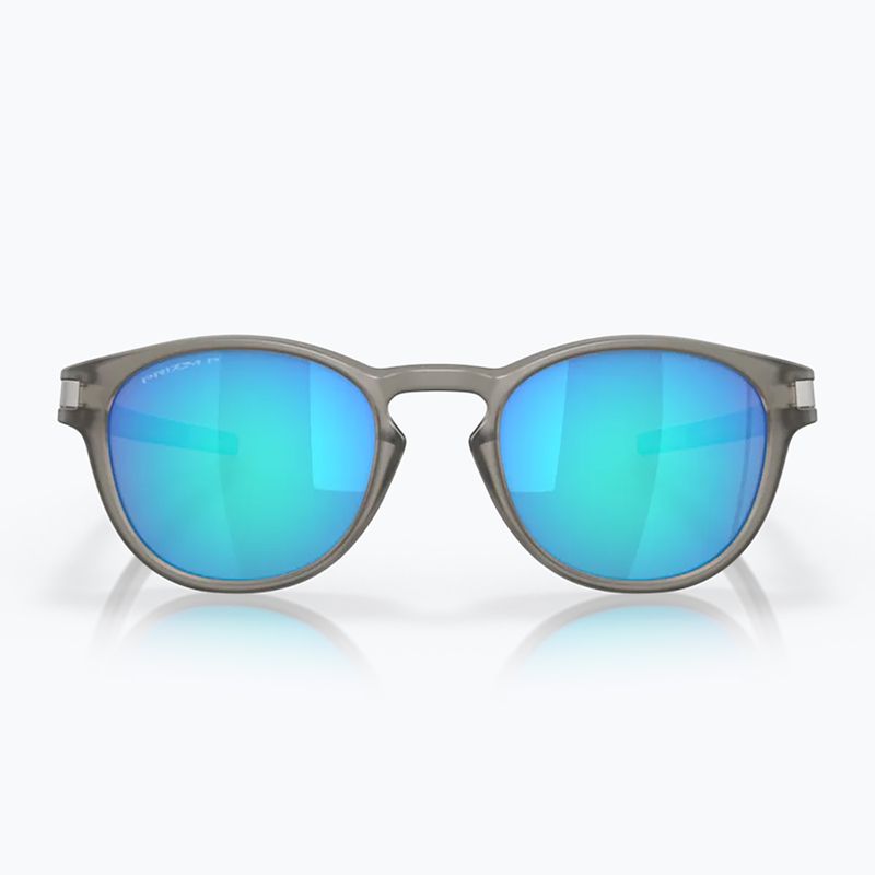 Oakley Latch matte graue Tinte/prizm Saphir polarisierte Sonnenbrille 7