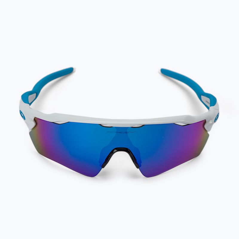 Oakley Radar EV Pfad Radfahren Brille weiß und blau 0OO9208 5