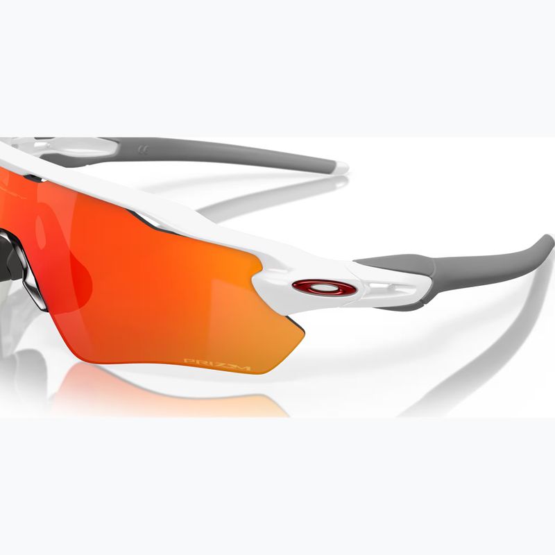 Oakley Radar EV Path Sonnenbrille poliert weiß/prizm ruby 6