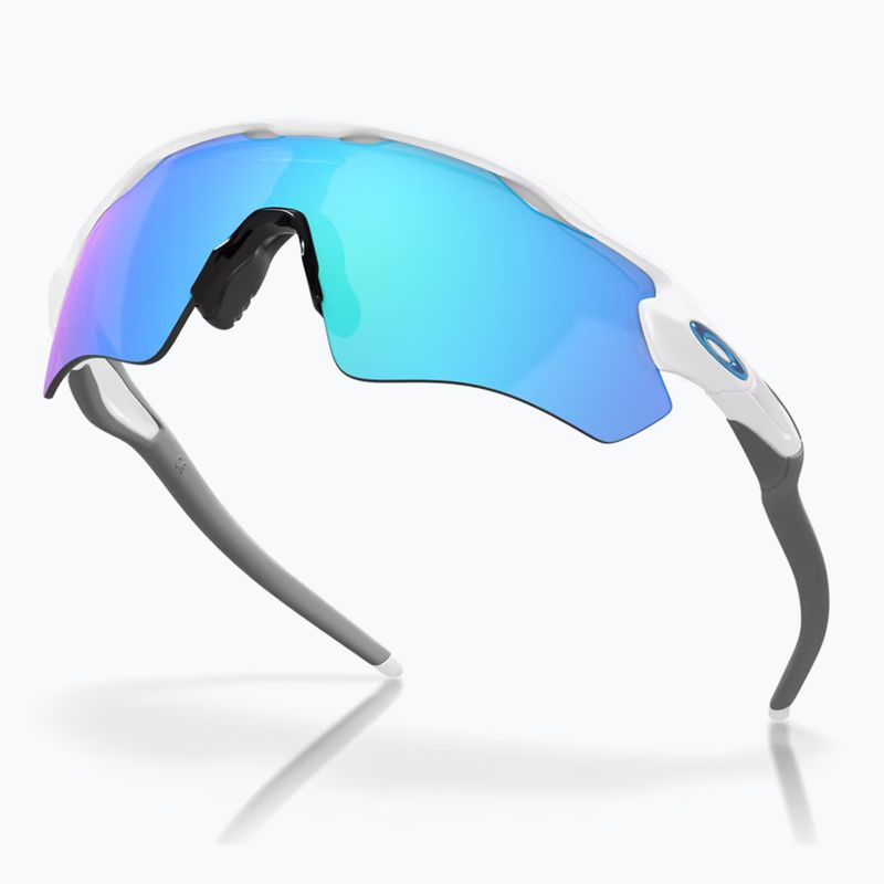 Oakley Radar EV Path Sonnenbrille poliert weiß/Prisma Saphir 9