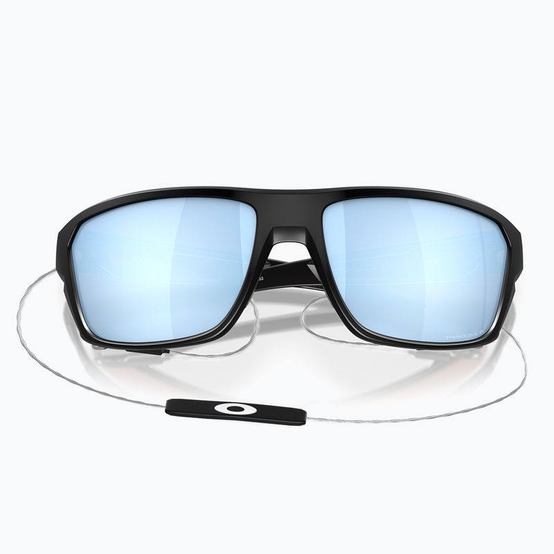 Oakley Split Shot mattschwarz/prizm tiefes Wasser polarisierte Sonnenbrille 2
