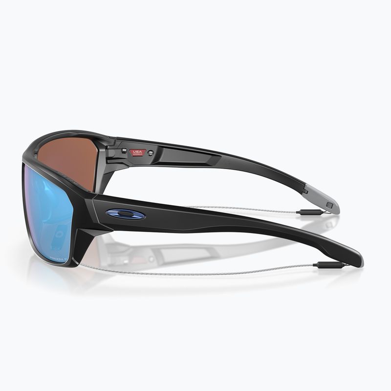 Oakley Split Shot mattschwarz/prizm tiefes Wasser polarisierte Sonnenbrille 3