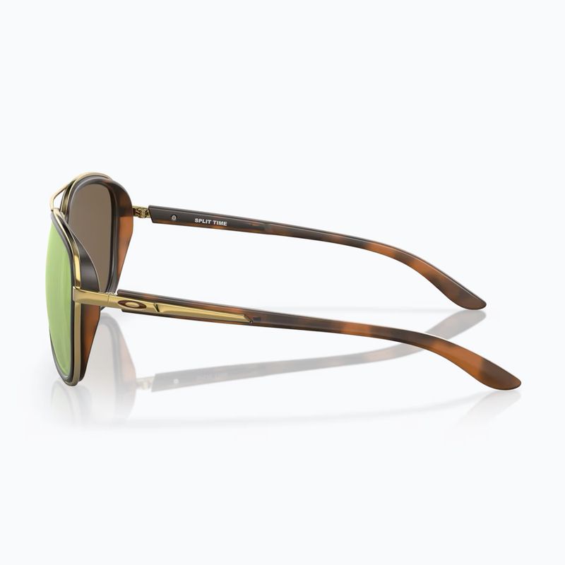 Oakley Split Time braun schildpatt gold/prizm rose gold polarisierte Sonnenbrille 3