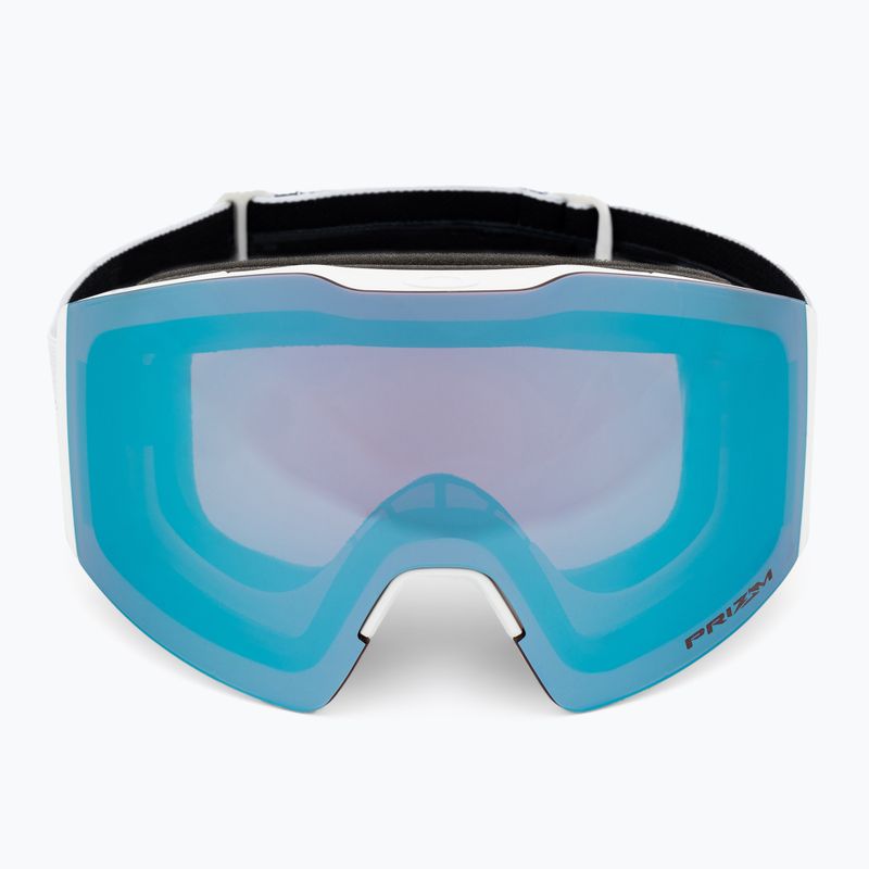 Oakley Fall Line matt weiß/prizm Schnee Saphir Iridium Skibrille 2