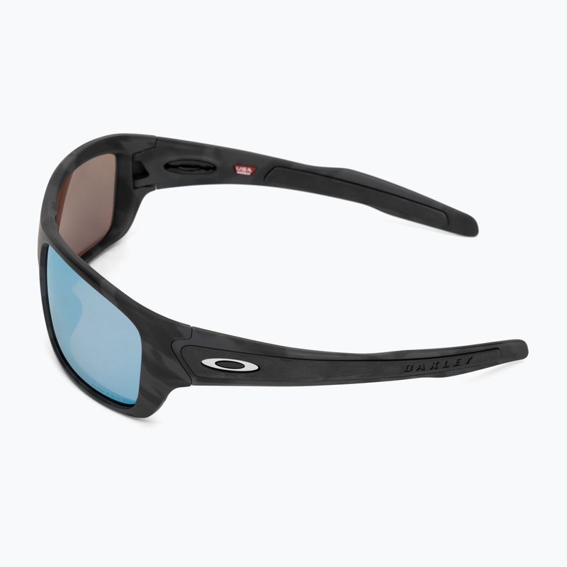 Oakley Turbine matt schwarz camo/prizm tiefes Wasser polarisierte Sonnenbrille 4