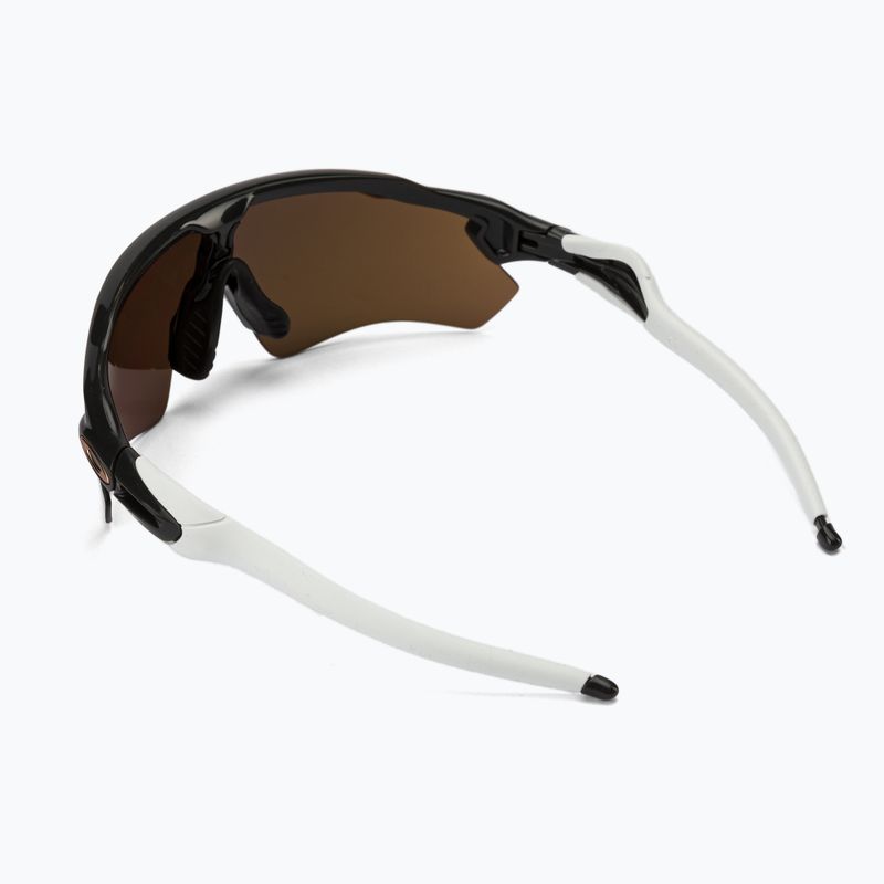 Oakley Radar EV Pfad Radfahren Brille schwarz und weiß 0OO9208 2