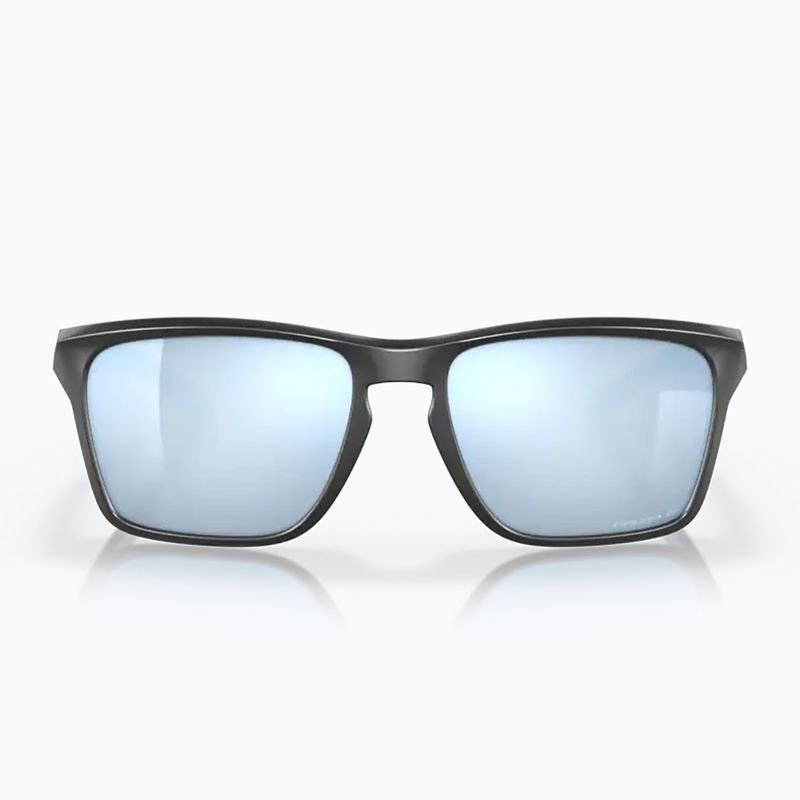 Oakley Sylas mattschwarz/prizm tiefes Wasser polarisierte Sonnenbrille 6