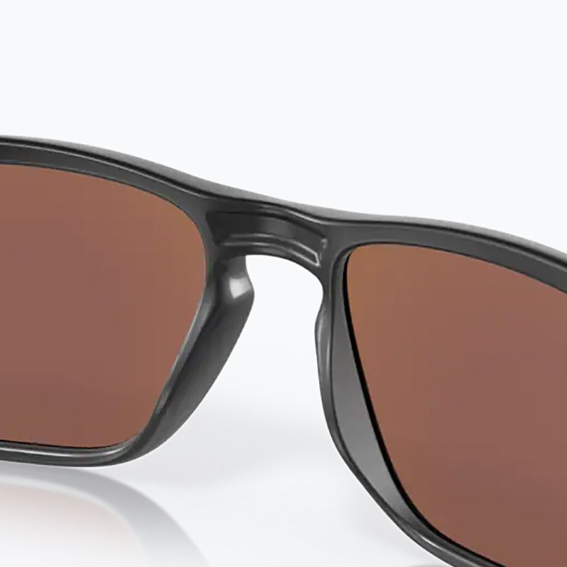 Oakley Sylas mattschwarz/prizm tiefes Wasser polarisierte Sonnenbrille 11