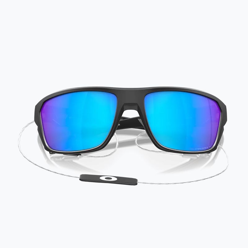Oakley Split Shot mattschwarz/prizm sapphire polarisierte Sonnenbrille 12