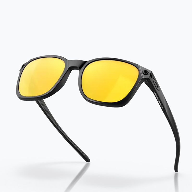 Oakley Ojector mattschwarz/prizm 24k polarisierte Sonnenbrille 9