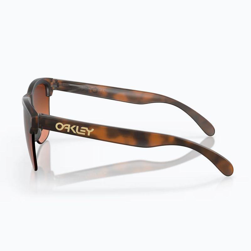 Oakley Frogskins Lite matt braun schildpatt/prizm braun Verlauf Sonnenbrille 3