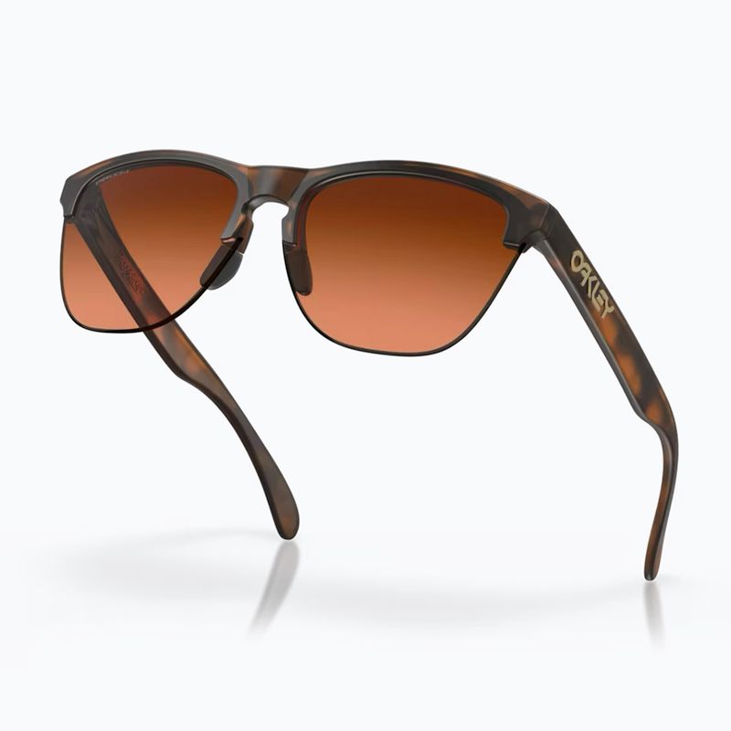 Oakley Frogskins Lite matt braun schildpatt/prizm braun Verlauf Sonnenbrille 4