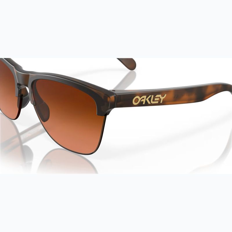 Oakley Frogskins Lite matt braun schildpatt/prizm braun Verlauf Sonnenbrille 6
