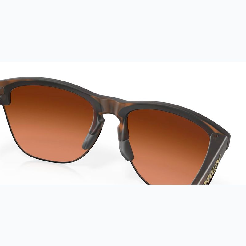 Oakley Frogskins Lite matt braun schildpatt/prizm braun Verlauf Sonnenbrille 7