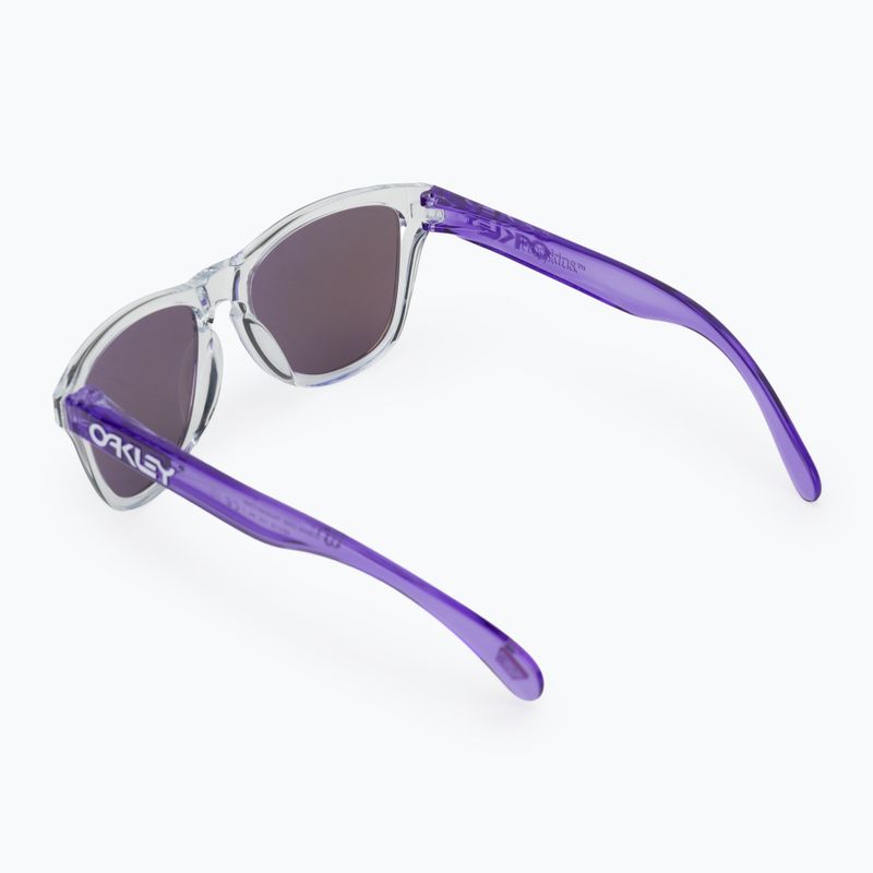 Oakley Frogskins XXS klar/prizm violett Kinder-Sonnenbrille 2