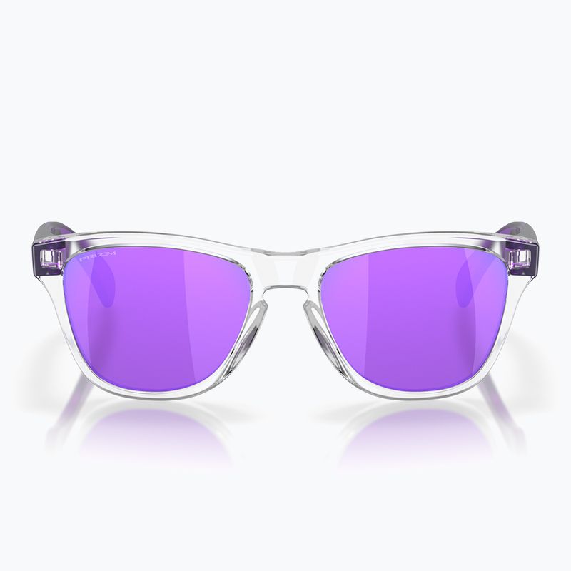 Oakley Frogskins XXS klar/prizm violett Kinder-Sonnenbrille 2