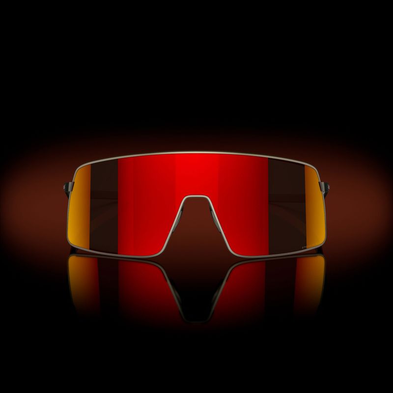 Oakley Sutro Ti satiniert Carbon/Prizm Rubin Sonnenbrille 11