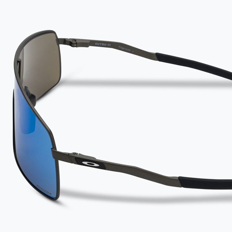 Oakley Sutro Ti satiniert Blei/prizm Saphir Sonnenbrille 4