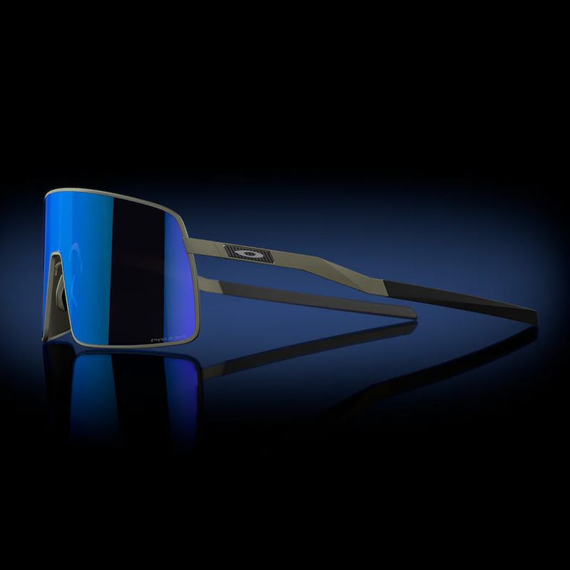 Oakley Sutro Ti satiniert Blei/prizm Saphir Sonnenbrille 8