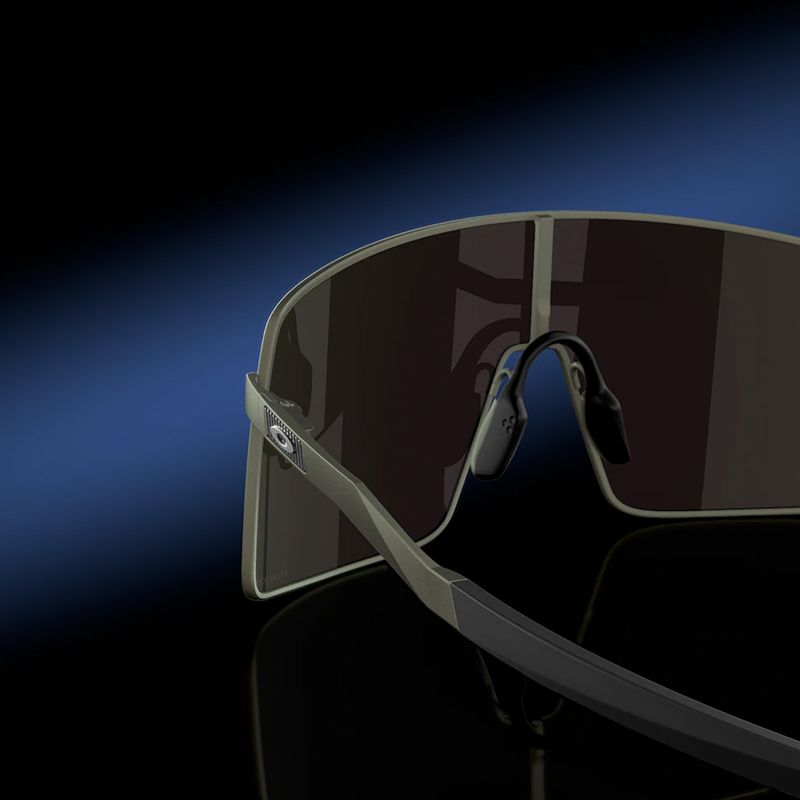 Oakley Sutro Ti satiniert Blei/prizm Saphir Sonnenbrille 9