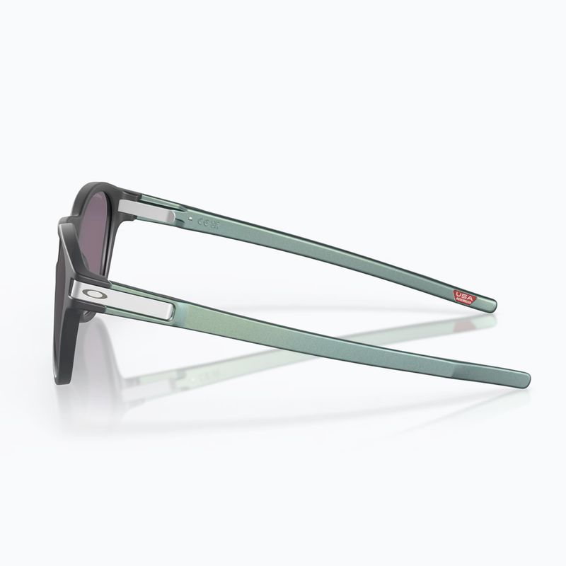 Oakley Latch Sonnenbrille in mattem Carbon/Prizm Grau 3