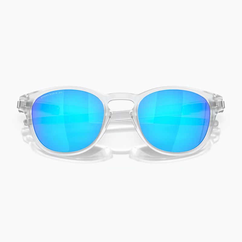 Oakley Latch matt klar/prizm sapphire polarisierte Sonnenbrille 5