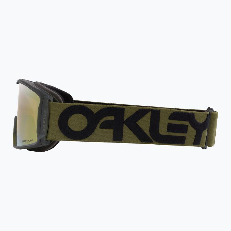 Skibrille Oakley Line Miner L matte b1b dark brush/prizm sage gold iridium 4