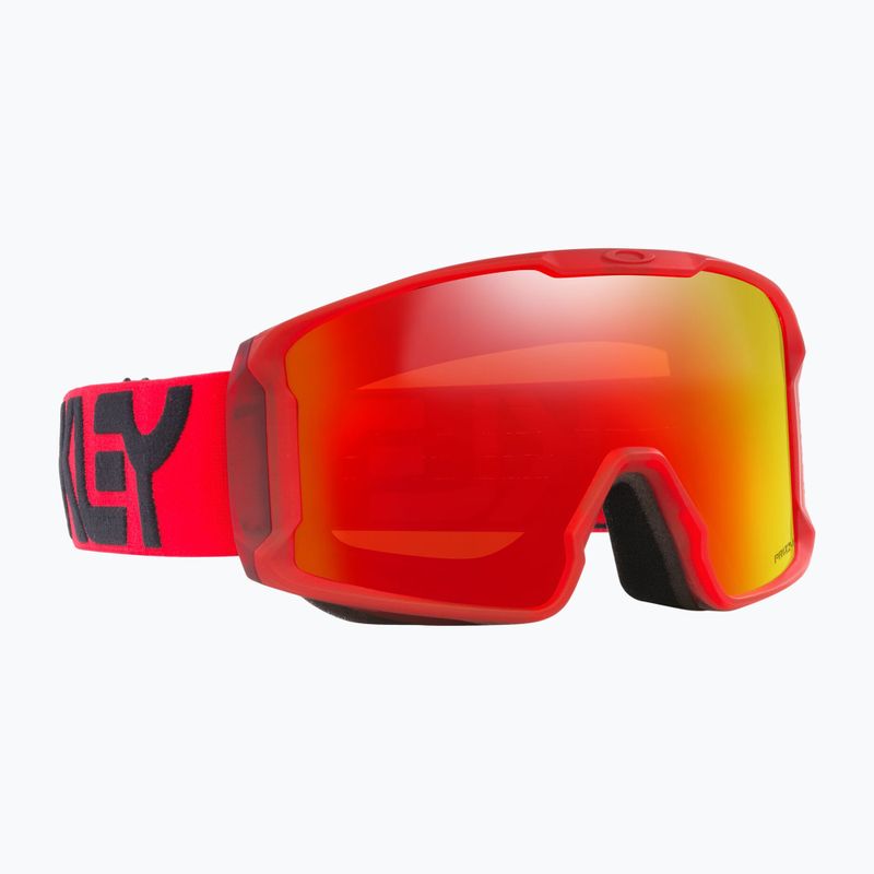 Oakley Line Miner matte b1b redline/prizm Fackel Iridium Skibrille