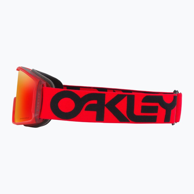Oakley Line Miner matte b1b redline/prizm Fackel Iridium Skibrille 5