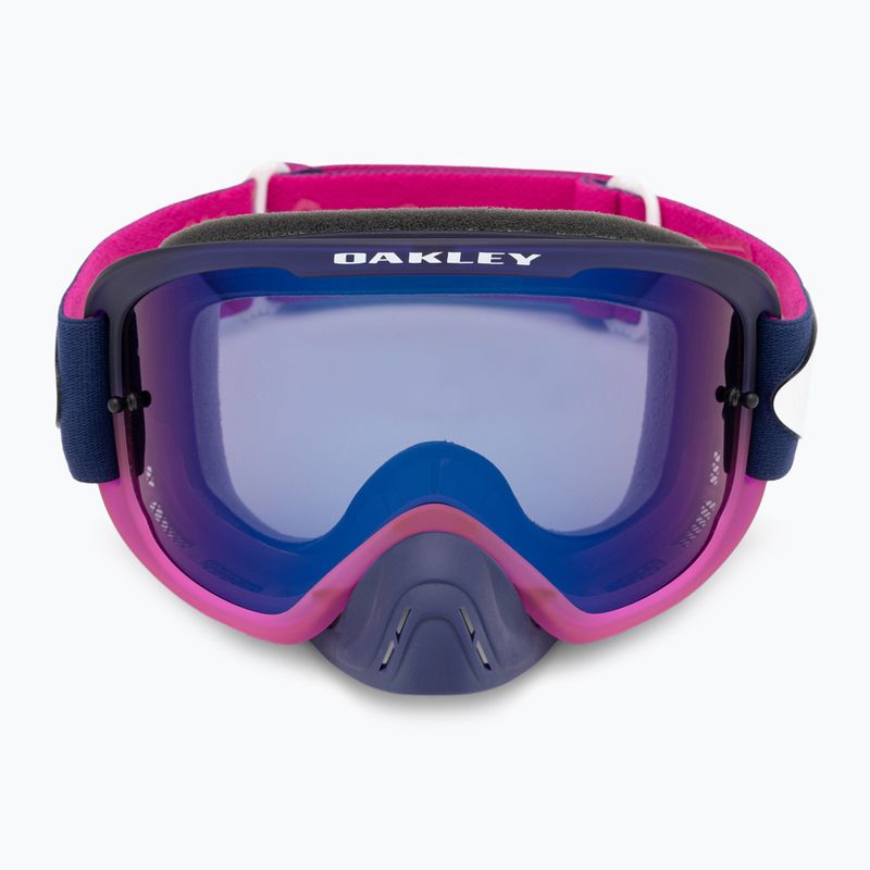 Fahrradbrille Oakley O Frame 2.0 Pro MTB tld navy stripes/black ice iridium 2