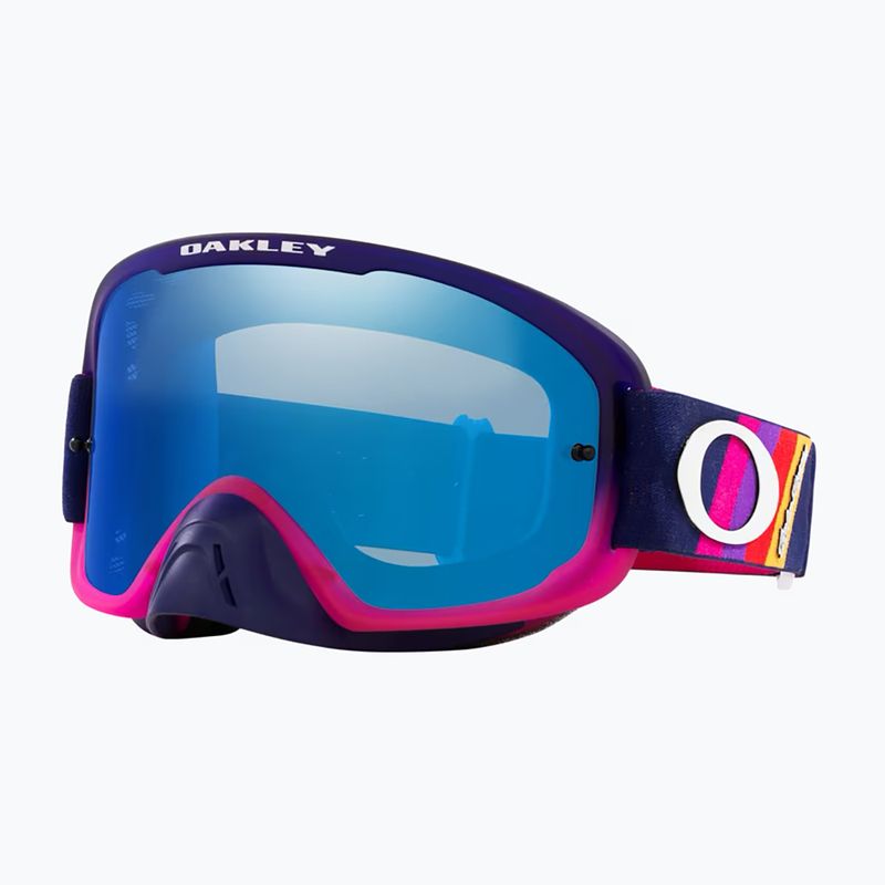 Fahrradbrille Oakley O Frame 2.0 Pro MTB tld navy stripes/black ice iridium 5