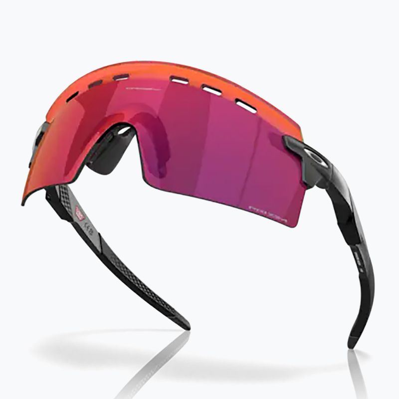 Oakley Encoder Streik belüftet matt schwarz/prizm Straße Radfahren Brille 0OO9235 8