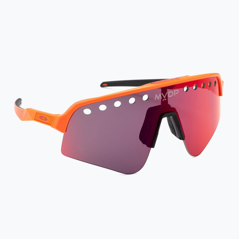 Oakley Sutro Lite Sweep Mathieu Van Der Poel orange funkeln/prizm Straße Sonnenbrille