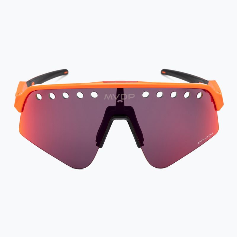 Oakley Sutro Lite Sweep Mathieu Van Der Poel orange funkeln/prizm Straße Sonnenbrille 3