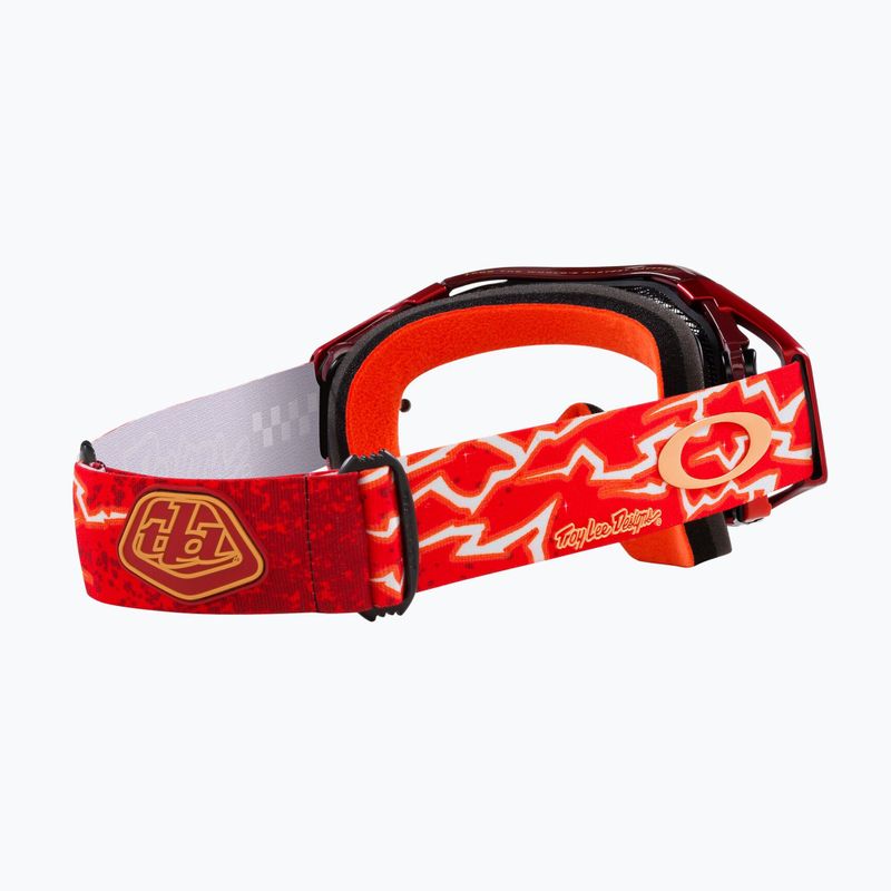 Fahrradbrille Oakley Airbrake MTB tld red lightning/clear 3