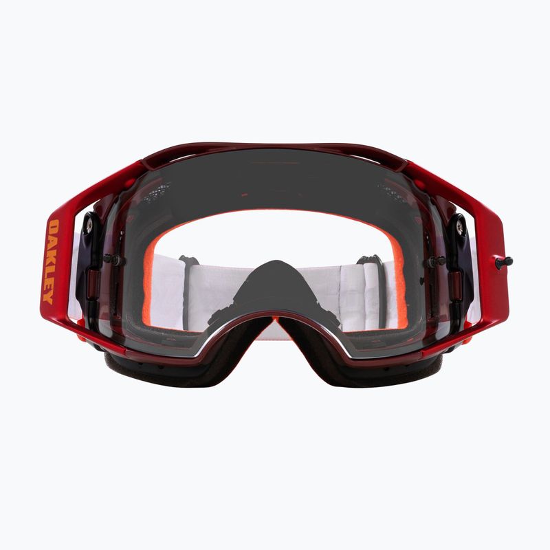 Fahrradbrille Oakley Airbrake MTB tld red lightning/clear 8