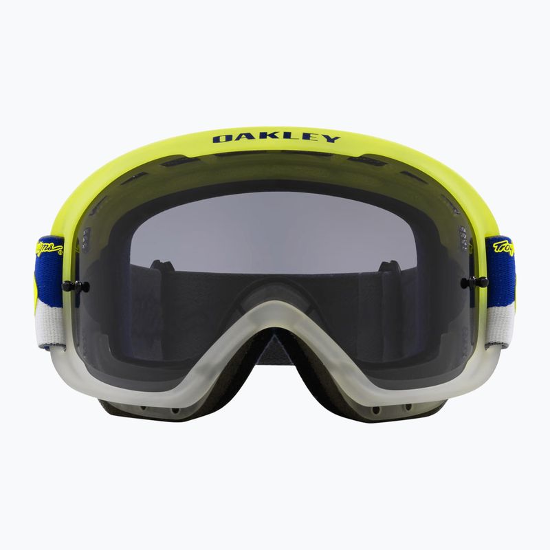 Oakley O Frame 2.0 Pro MTB Radsportbrille tld blaue Flügel/dunkel grau 2
