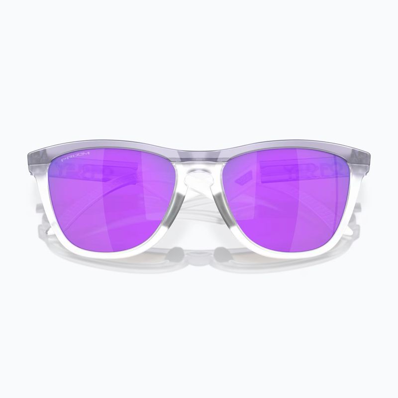 Oakley Frogskins Hybrid matte trans lila/klar prizm violett Sonnenbrille 5
