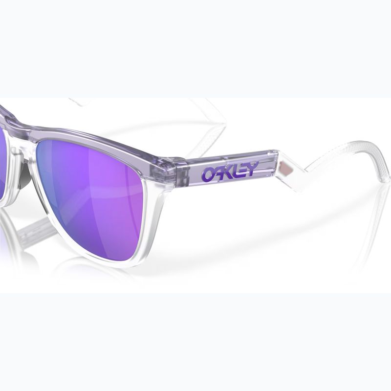 Oakley Frogskins Hybrid matte trans lila/klar prizm violett Sonnenbrille 6