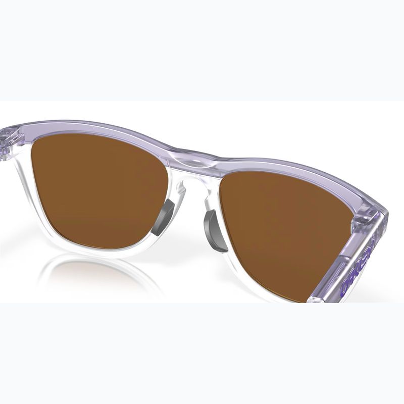 Oakley Frogskins Hybrid matte trans lila/klar prizm violett Sonnenbrille 7
