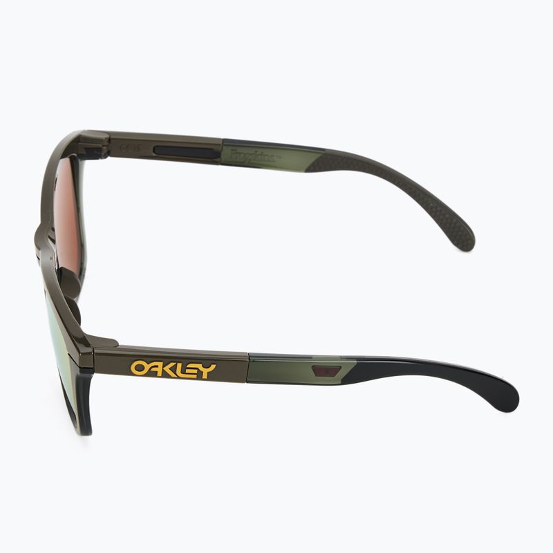 Oakley Frogskins Bereich dunkle Bürste/prizm 24k polarisierte Sonnenbrille 4