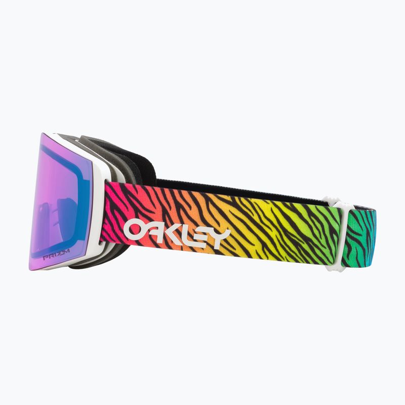 Oakley Fall Line M bengal weiß/prizm Schnee gefroren Iridium Skibrille 4