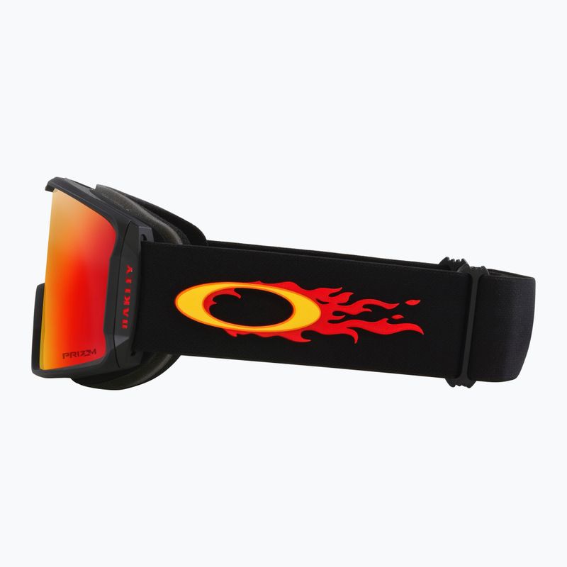Skibrille Oakley Line Miner L rene rinnekangas sign/prizm snow torch iridium 4