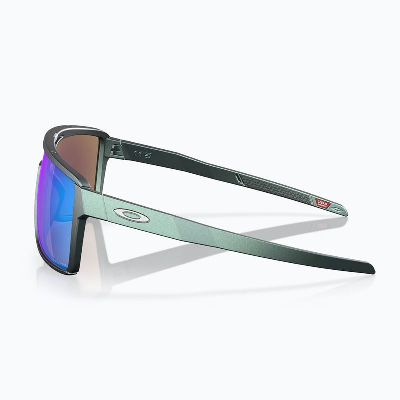 Oakley Castel mattsilber/blau colourshift/prizm sapphire Sonnenbrille 3