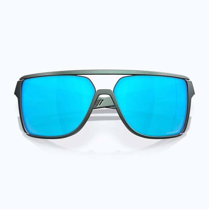 Oakley Castel mattsilber/blau colourshift/prizm sapphire Sonnenbrille 5