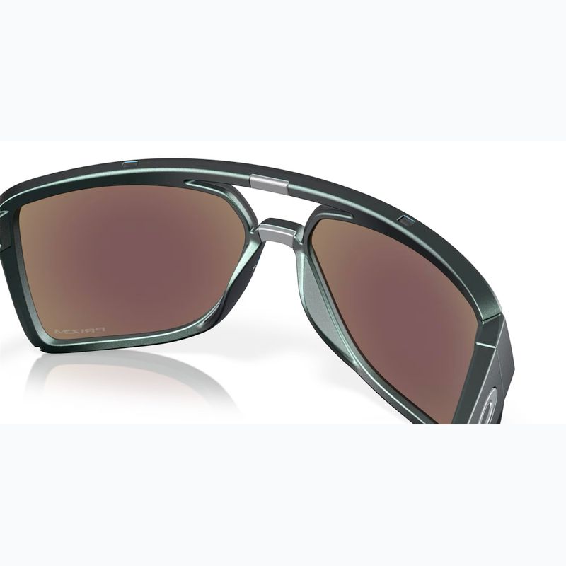 Oakley Castel mattsilber/blau colourshift/prizm sapphire Sonnenbrille 7